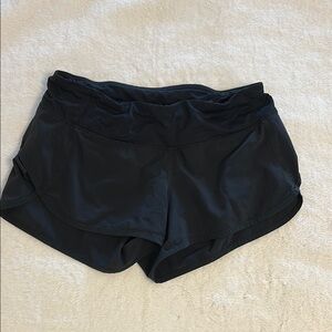 Black speed up lulu shorts